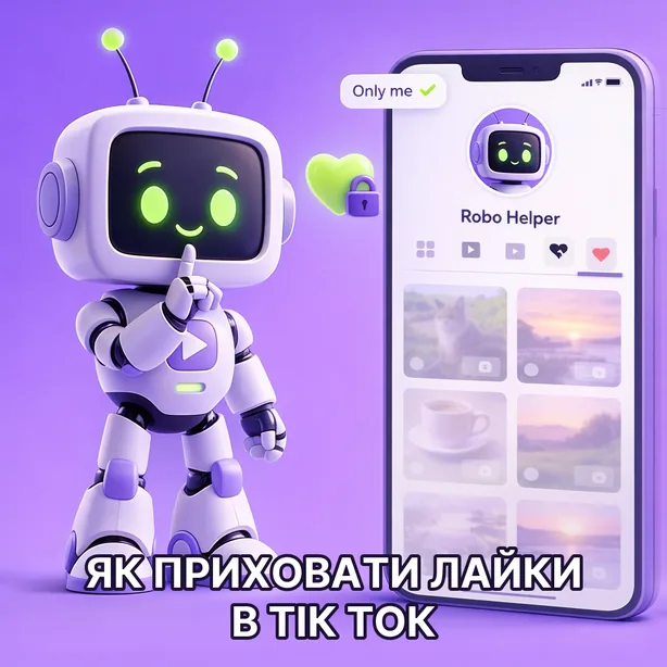 Робот ховає список вподобаних відео в Тік Тоці