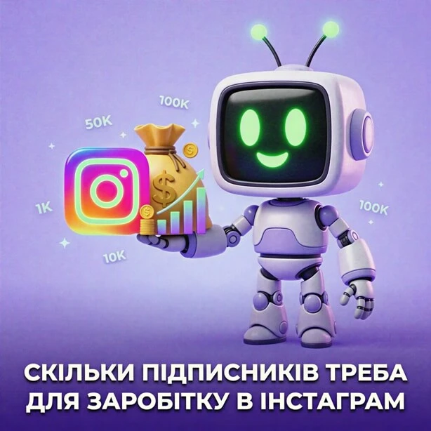 Скільки підписників потрібно в Інстаграм для заробітку