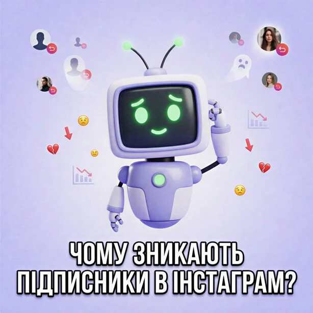 Чому зникають підписники в Інстаграм