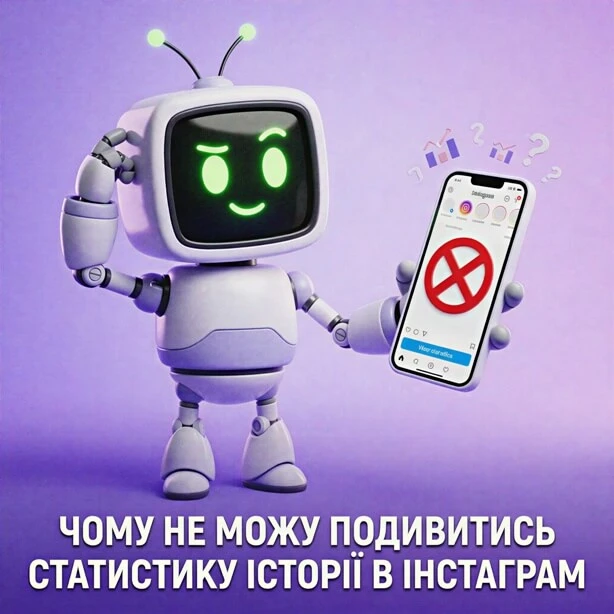 Чому не можу подивитись статистику історії в Інстаграм
