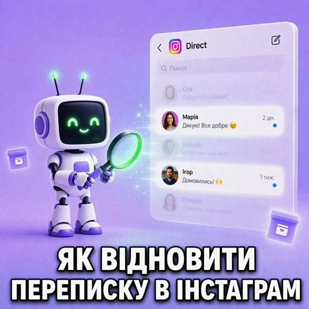 Как восстановить переписку в Instagram