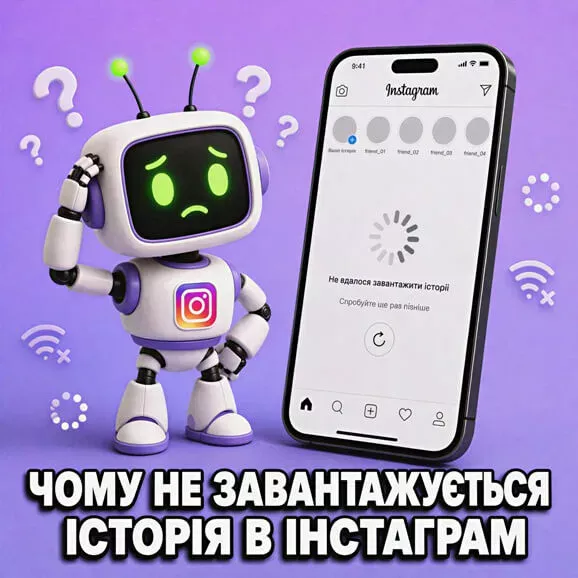 Почему не загружается история в Instagram