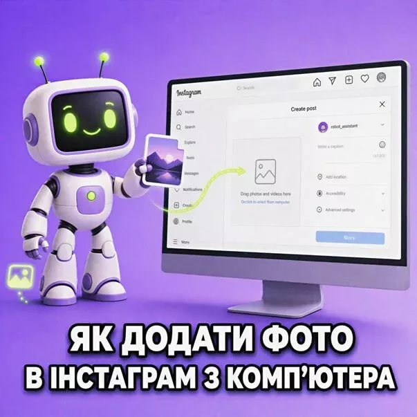 Как добавить фото в Instagram с компьютера